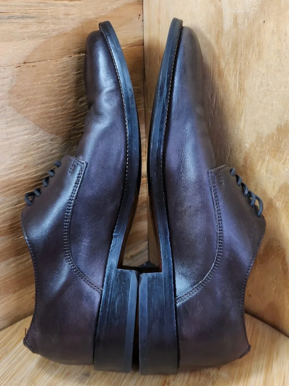 Cole Haan Mens Brown Lace Up Dress Shoes Size 7